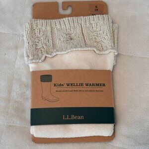 LL Bean Kids size 5/6 Wellie Warmers NWT